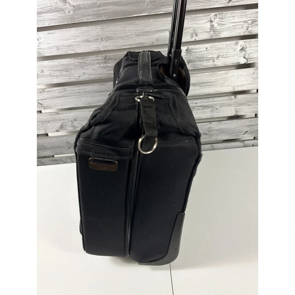 Tumi T-Tech Essential Gear Carry on Garment Bag Suitcase Wheeled 56030D Black